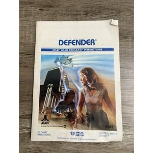Atari Defender CX2609 Game Instructions Manual‎ Only